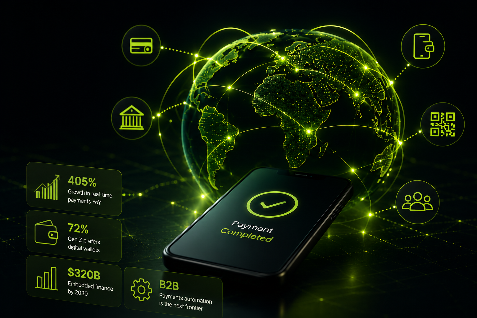 Global payment trends in 2025 across wallets, real-time payments, embedded finance, and emerging markets - NexterPay